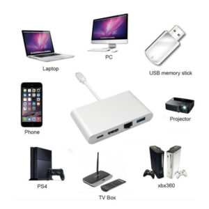 Adaptateur USB-C 4 en 1