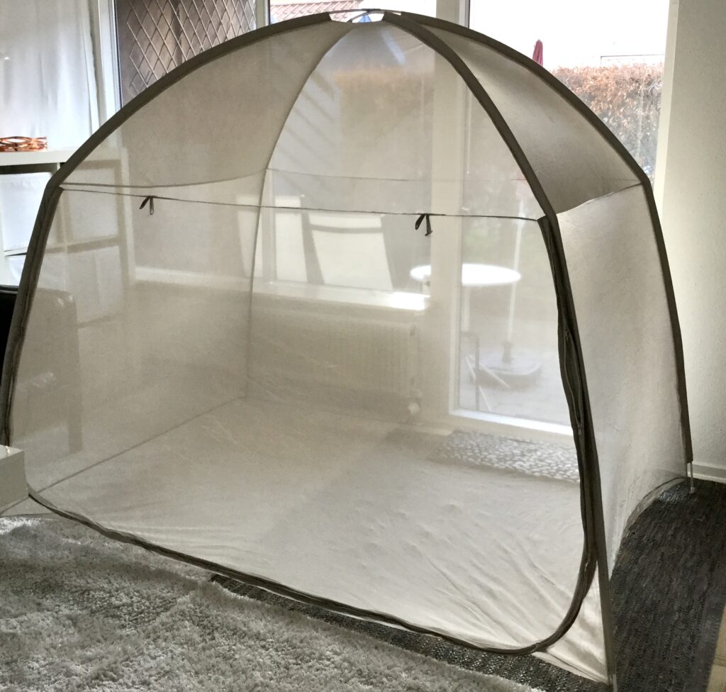 Image d'une tente cage de Faraday