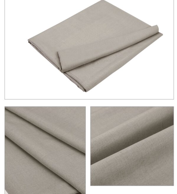 EMF shielding fabric, scarf and blanket