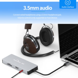 Adaptateur Blueendless Hub USB-C 9 en 1