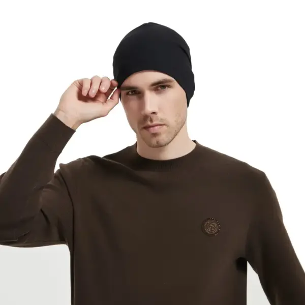 Black Shielding Beanie